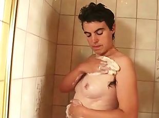Berambut, Vagina (Pussy), Mengagumkan, Mandi (Shower), Tungkai kaki